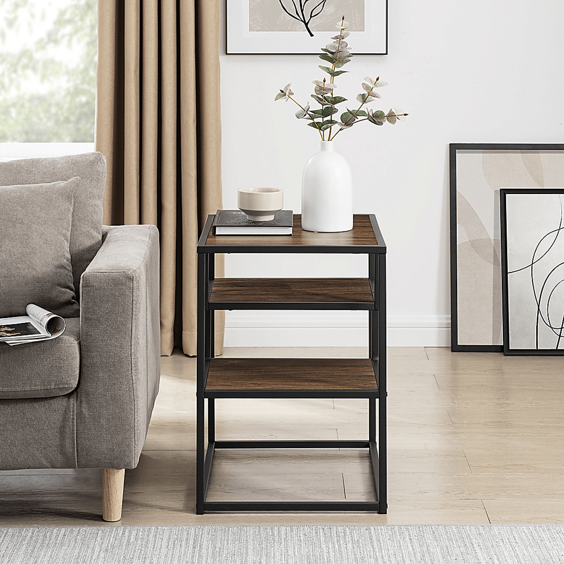 Rawley Walnut End Table - Image 5