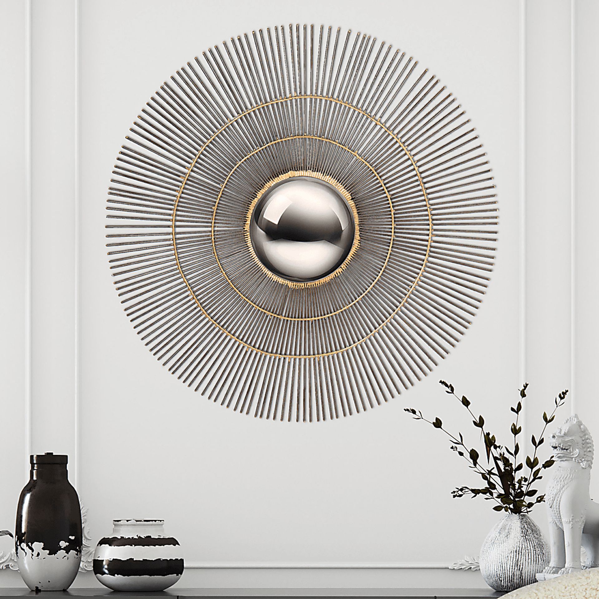 Rayanna Gold Wall Art - Image 4