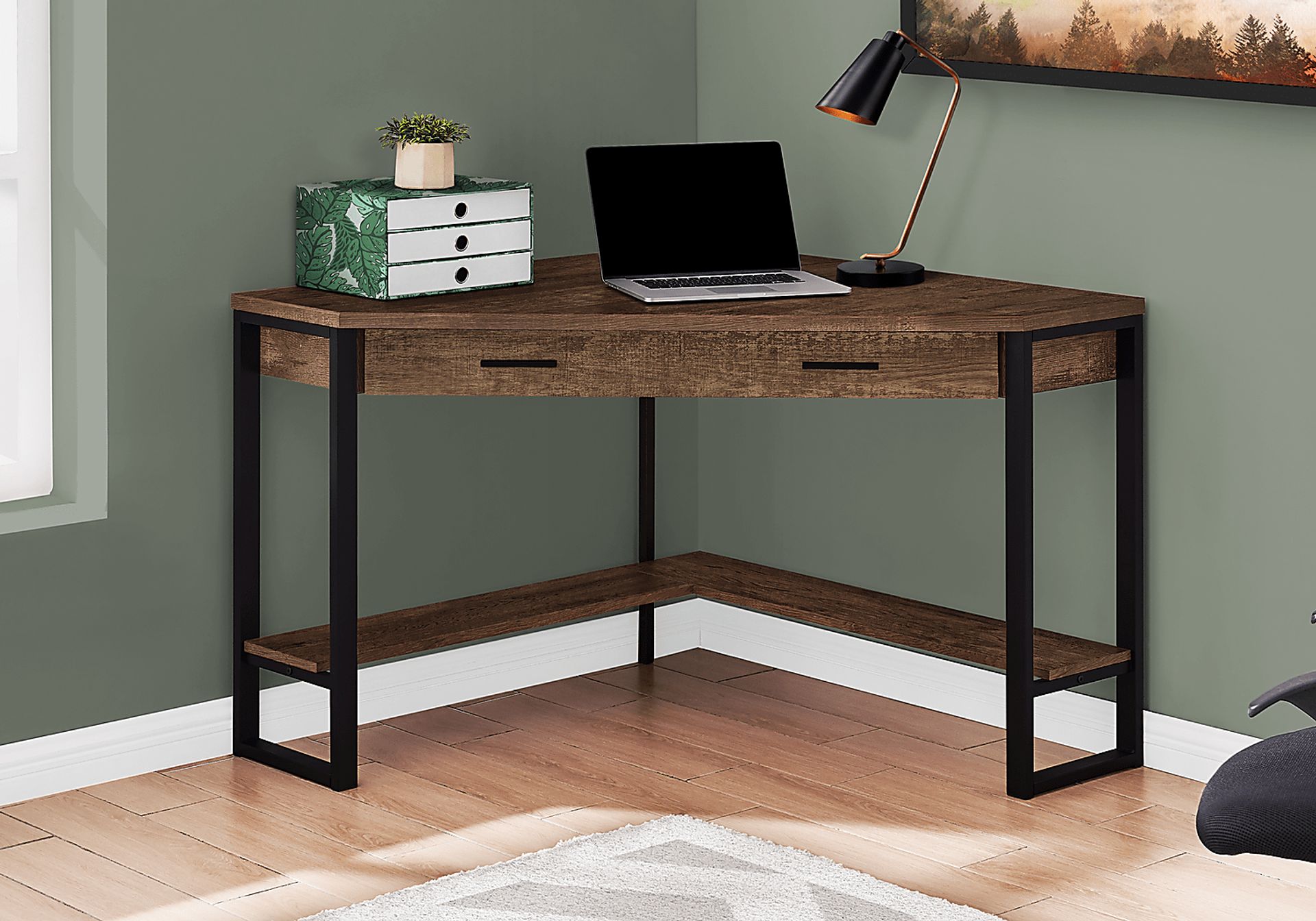 Raychester Brown Desk - Image 2