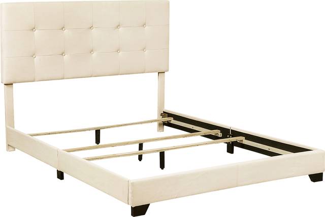Rayfield Beige Queen Bed - Thumbnail - Image 2