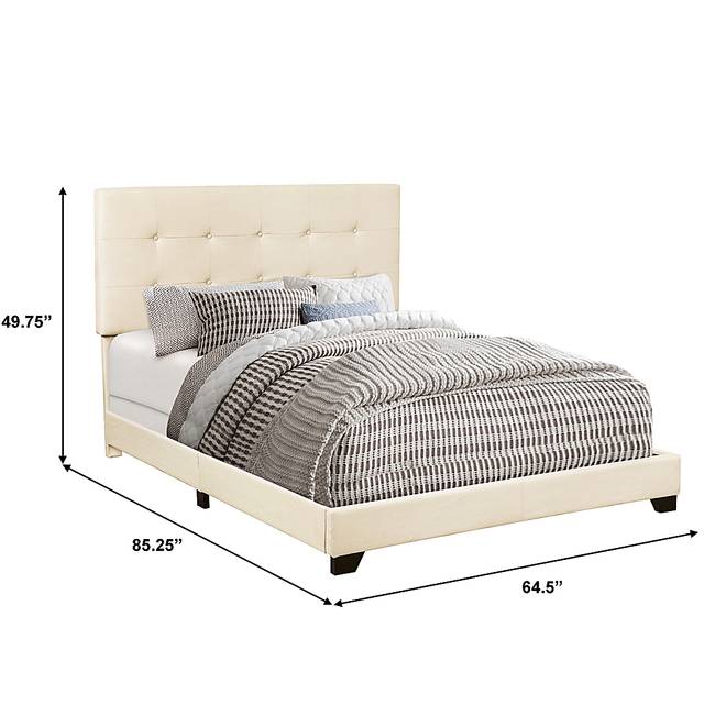 Rayfield Beige Queen Bed - Thumbnail - Image 9