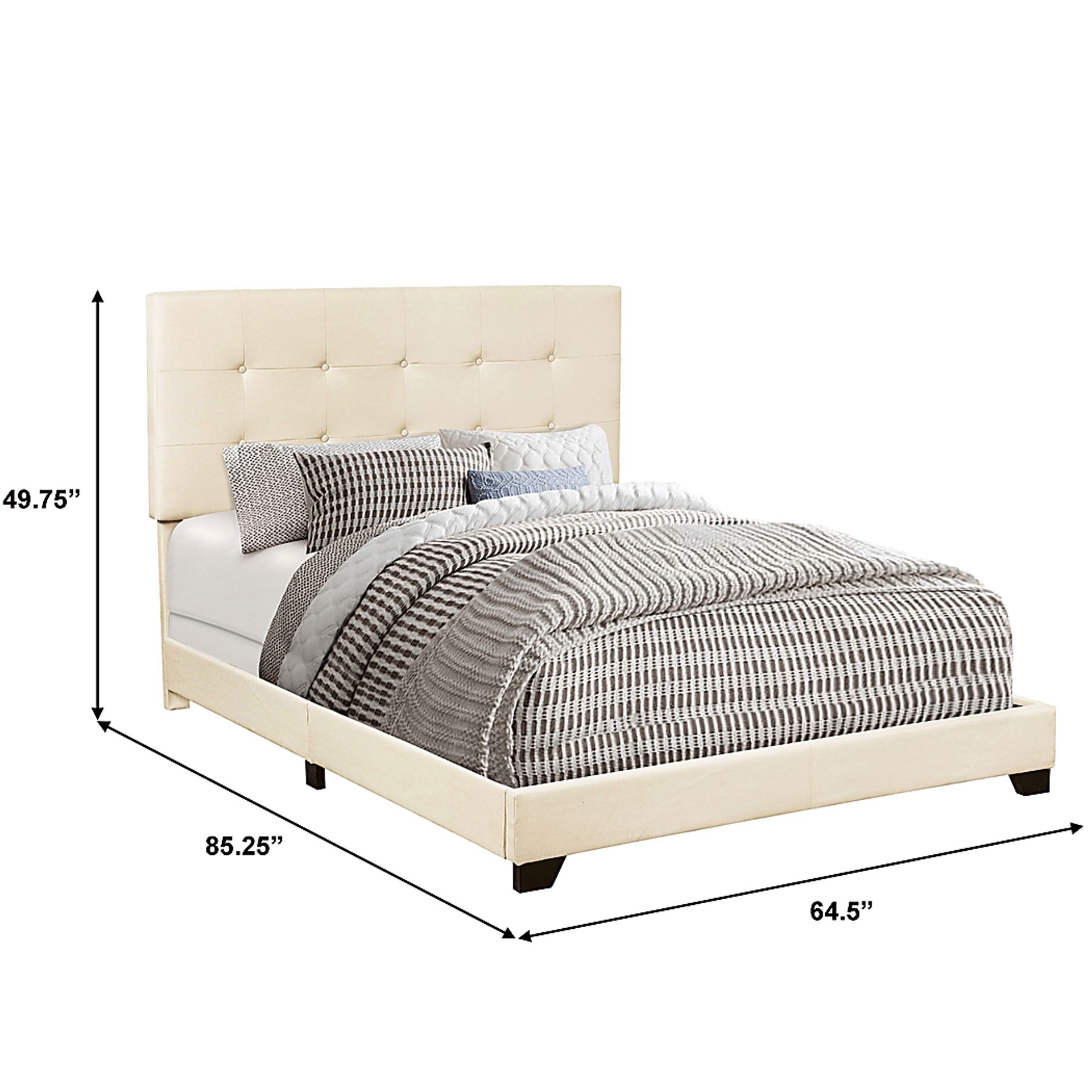 Rayfield Beige Queen Bed - Image 9
