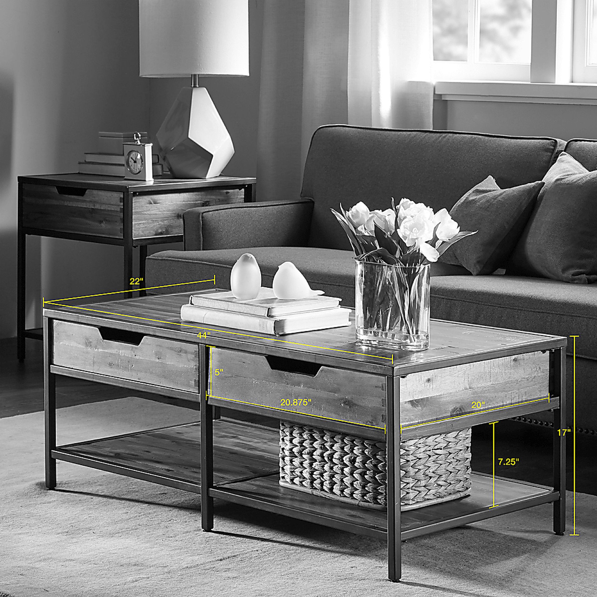 Rayford Natural Cocktail Table - Image 7