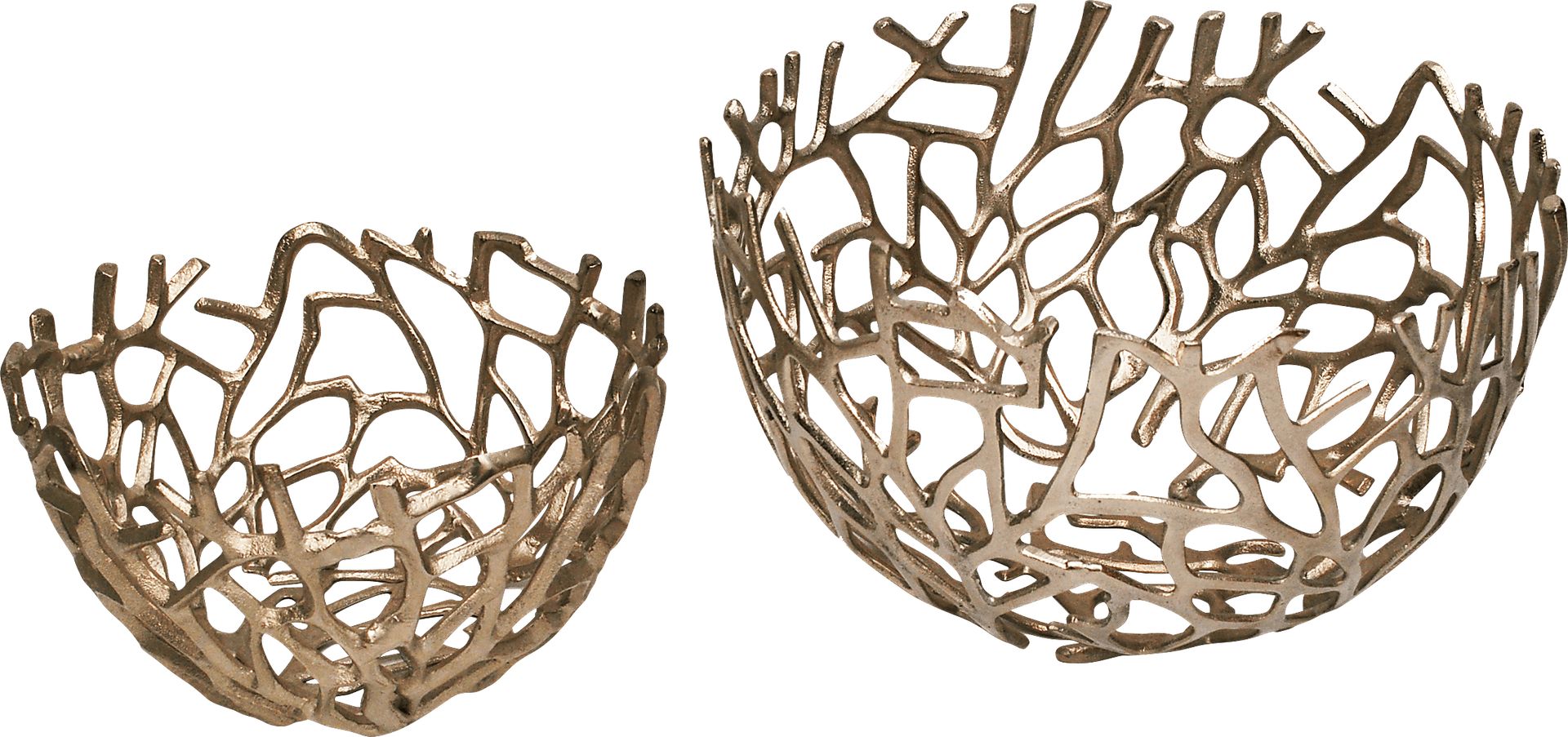 Rayker Silver Set of 2 Bowls - Image 1
