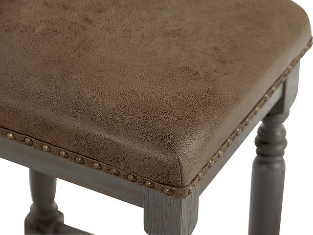 Raylene Gray Counter Stool, Set of 2 - Thumbnail - Image 4