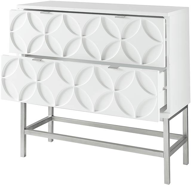 Raymick White Accent Cabinet - Thumbnail - Image 3