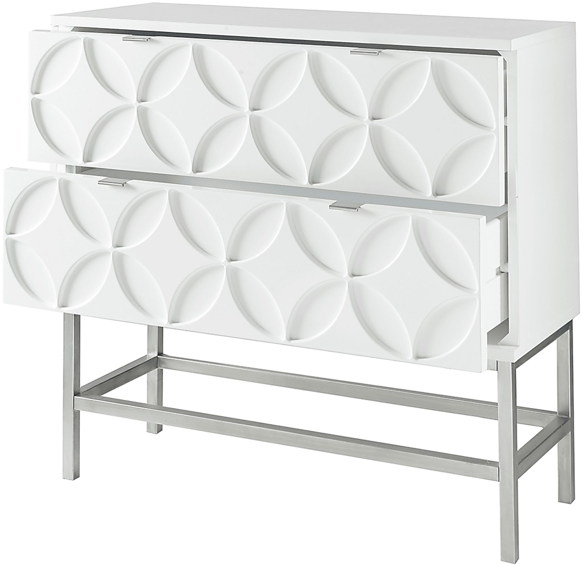 Raymick White Accent Cabinet - Image 3