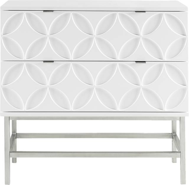 Raymick White Accent Cabinet - Thumbnail - Image 1