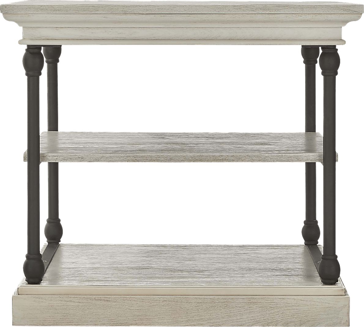 Raymir White Accent Table