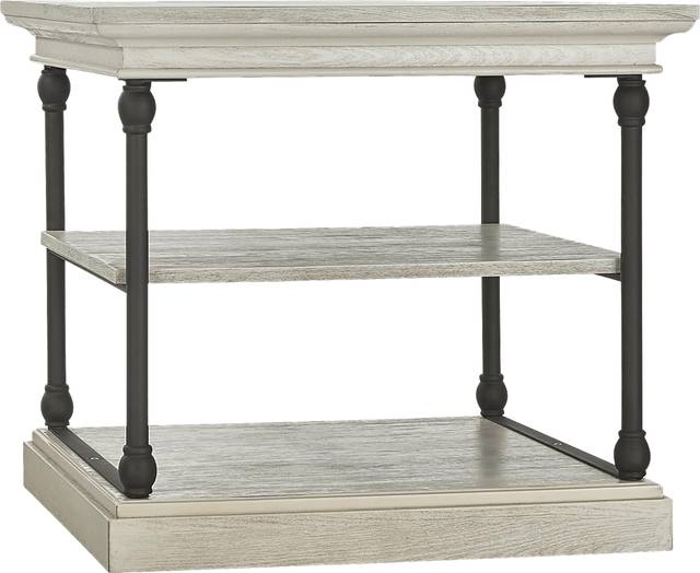 Raymir White Accent Table - Thumbnail - Image 1