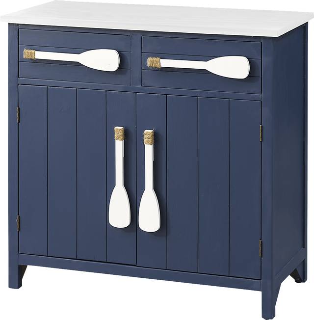 Raynale Blue Accent Cabinet - Thumbnail - Image 1