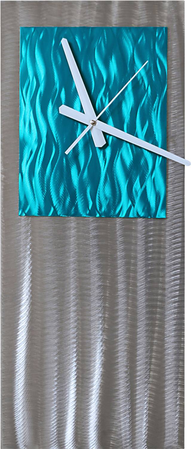 Raynell Teal Clock - Thumbnail - Image 2