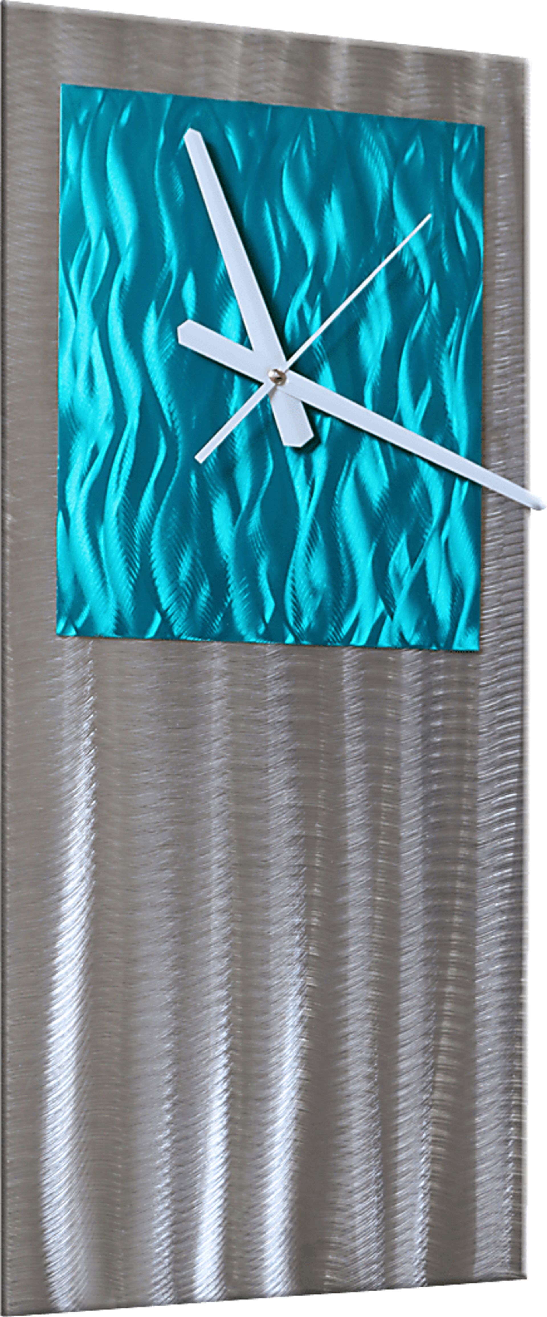 Raynell Teal Clock - Image 1