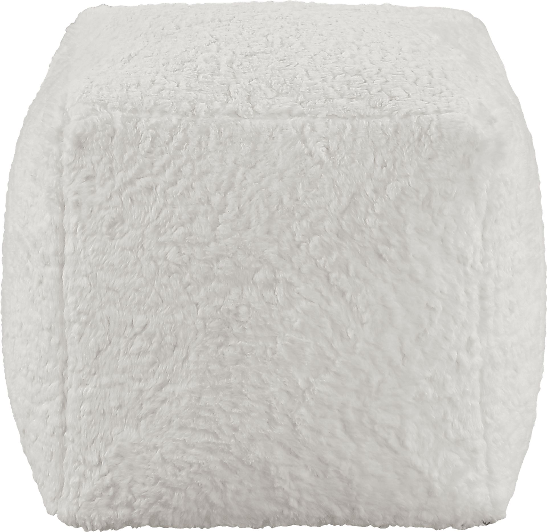Raynia Off-White Pouf - Image 3