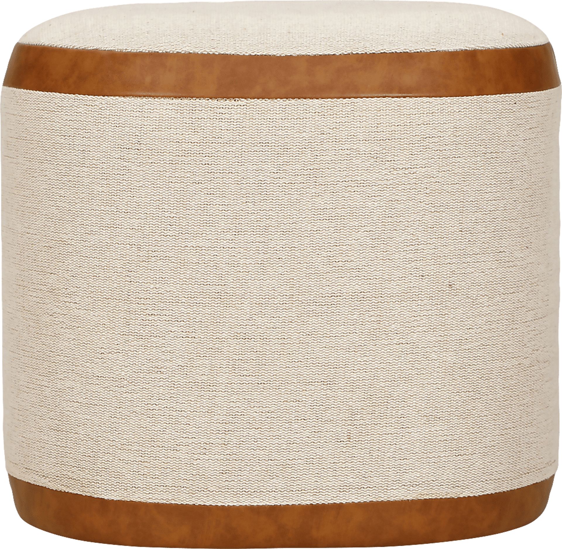 Raziel Brown Pouf - Image 2