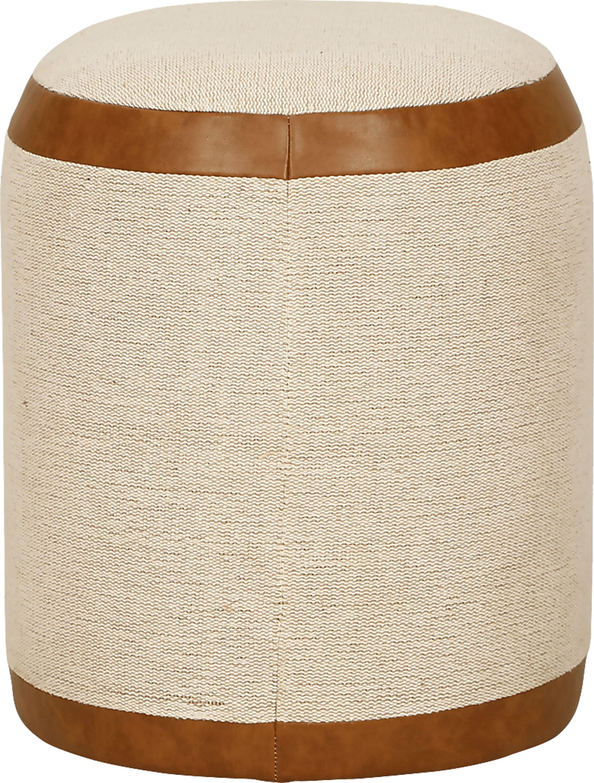 Raziel Brown Pouf - Image 3