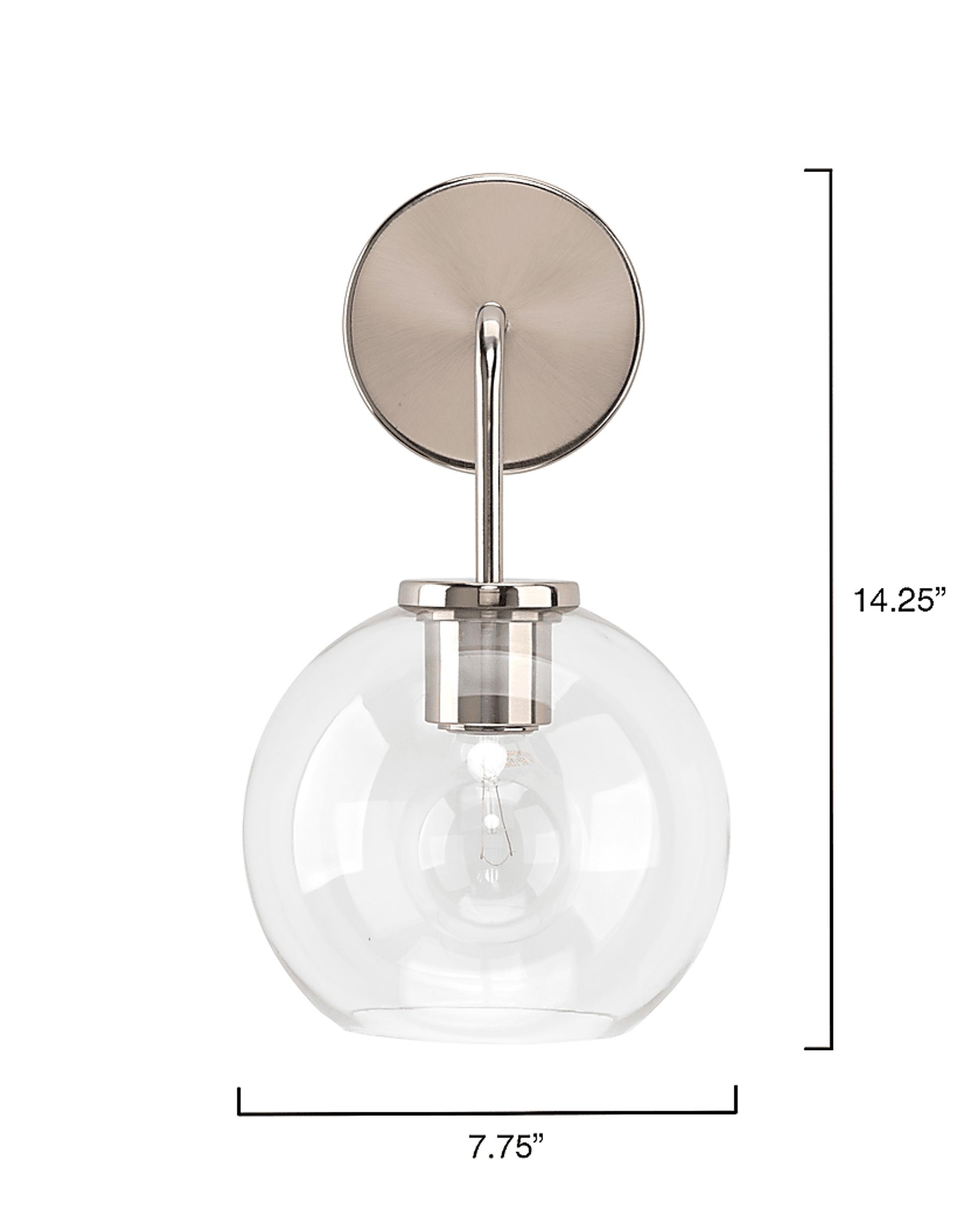 Rea Loop Silver Sconce - Image 8