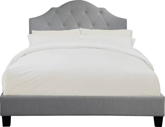 Reaburn Gray King Upholstered Bed - Thumbnail - Image 2