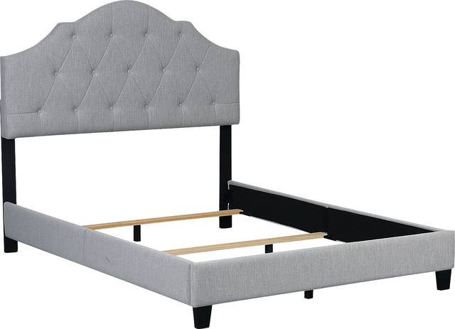 Reaburn Gray King Upholstered Bed - Thumbnail - Image 3