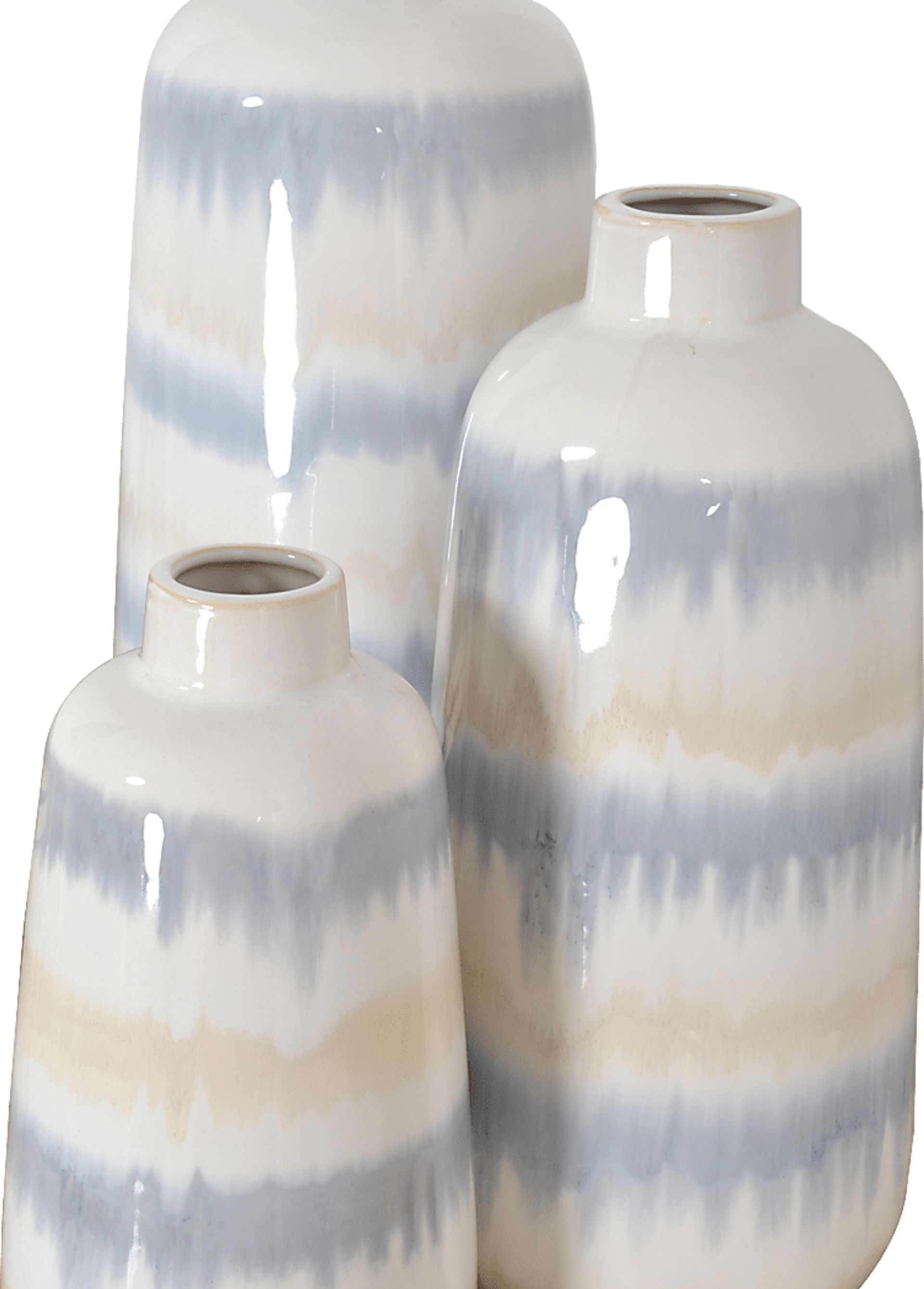 Reaka Gray Vase, Set of 3 - Image 4