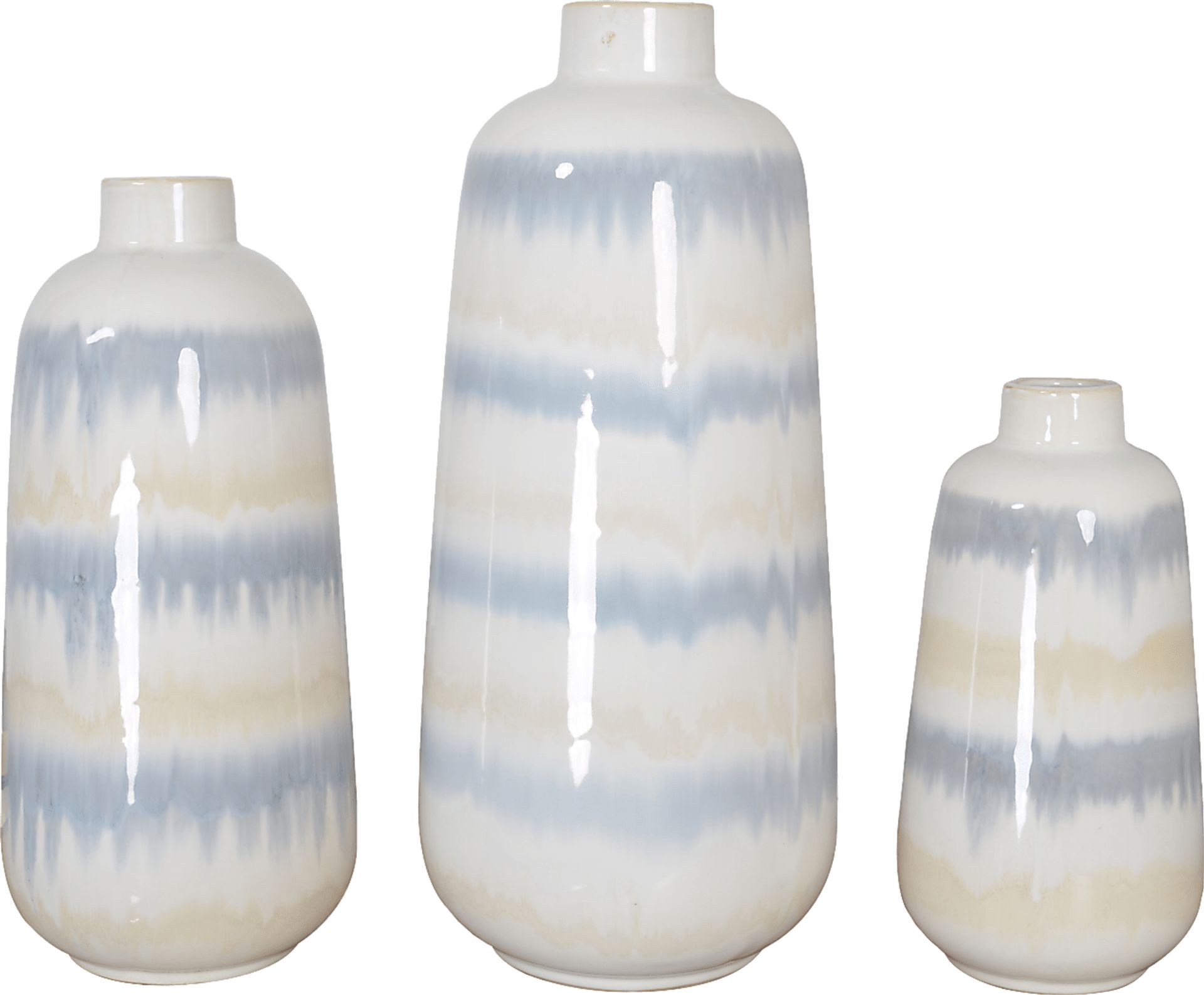 Reaka Gray Vase, Set of 3 - Image 1