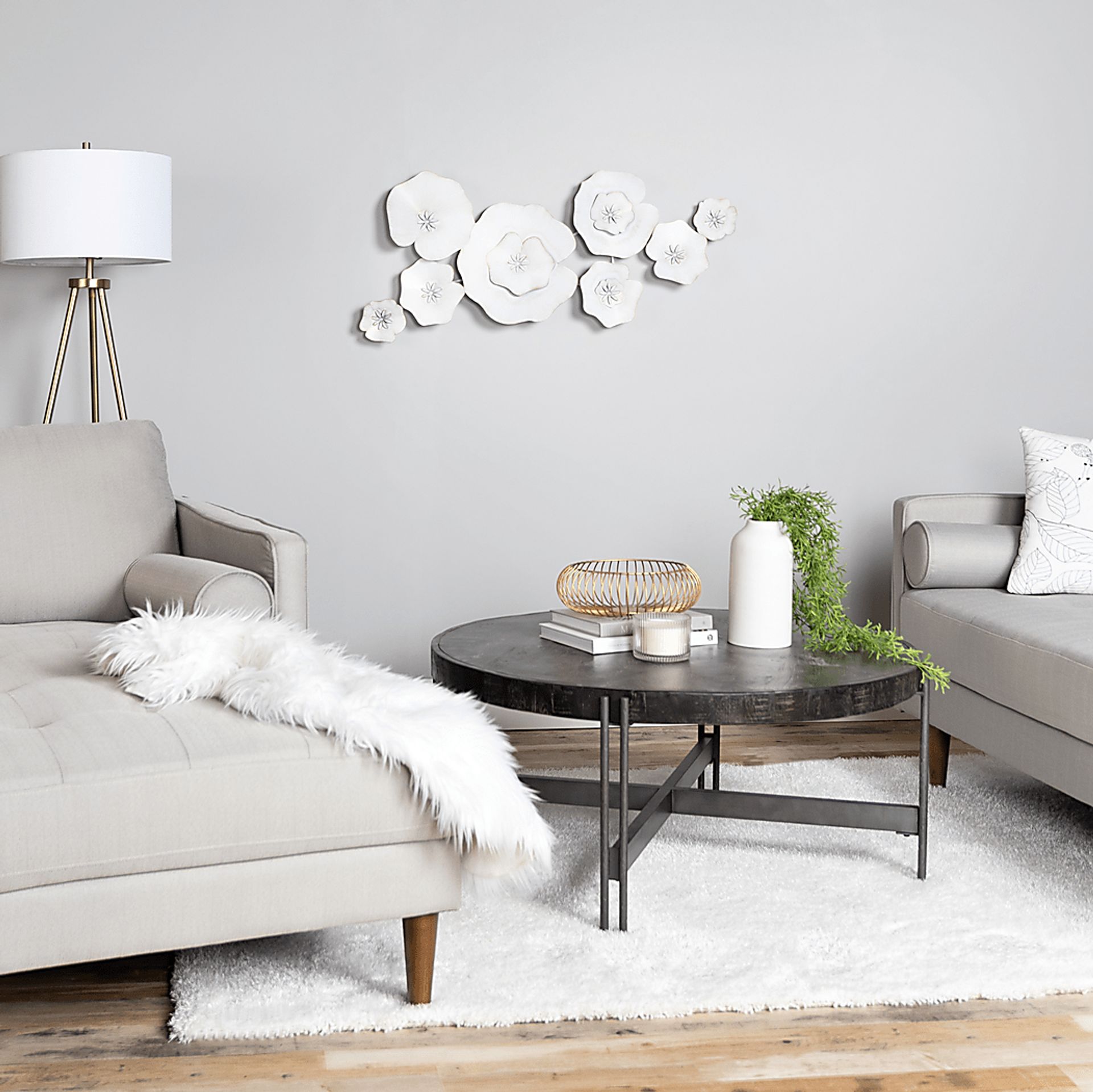 Reanne White Wall Decor - Image 2