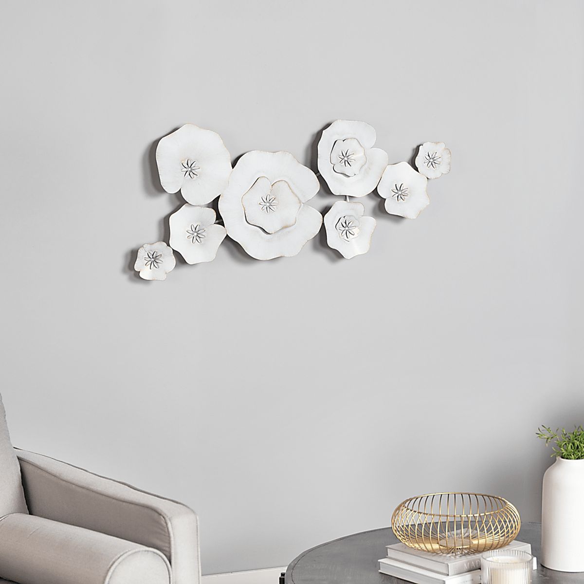 Reanne White Wall Decor | Rooms to Go