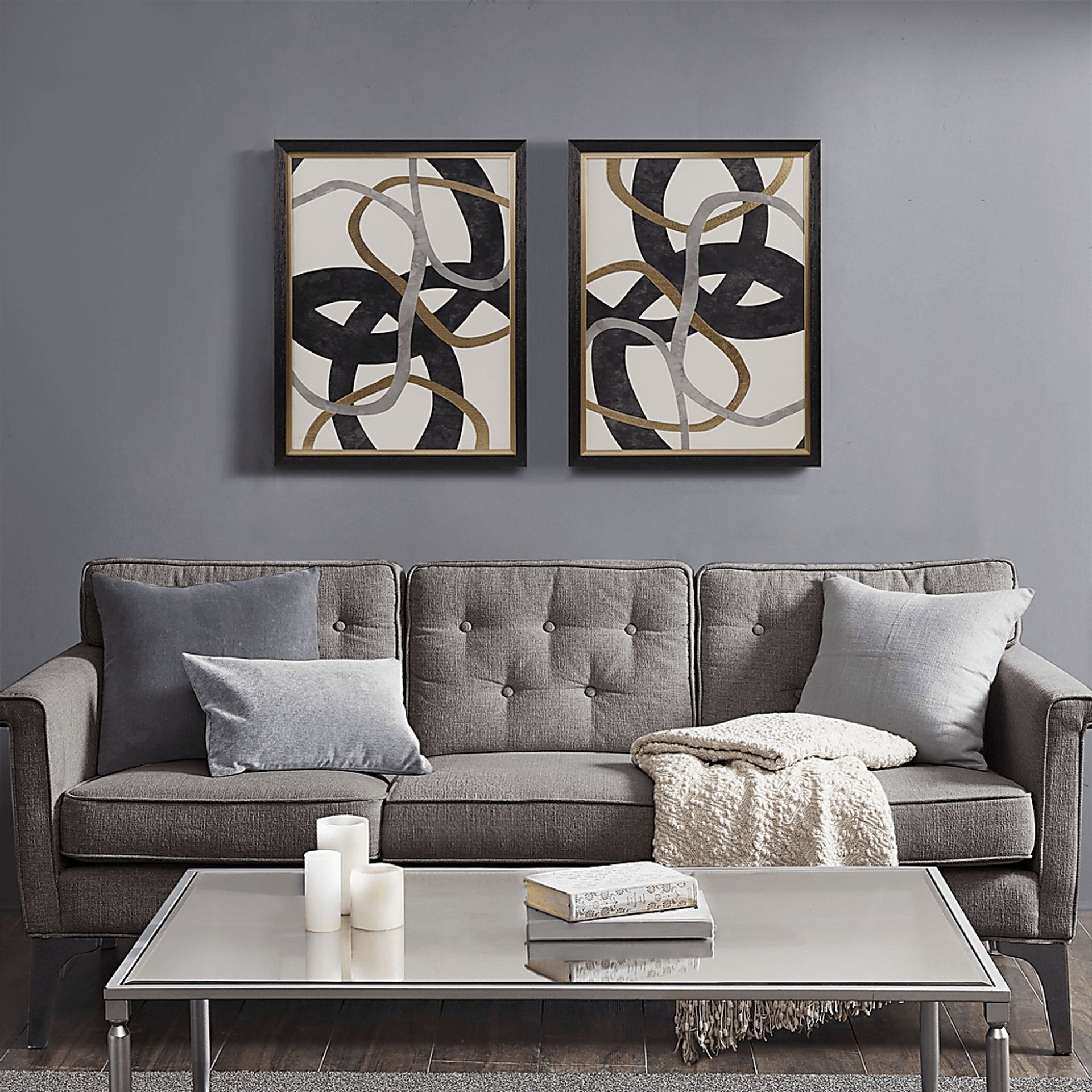 Reardon Black Artwork, Set of 2 - Image 3