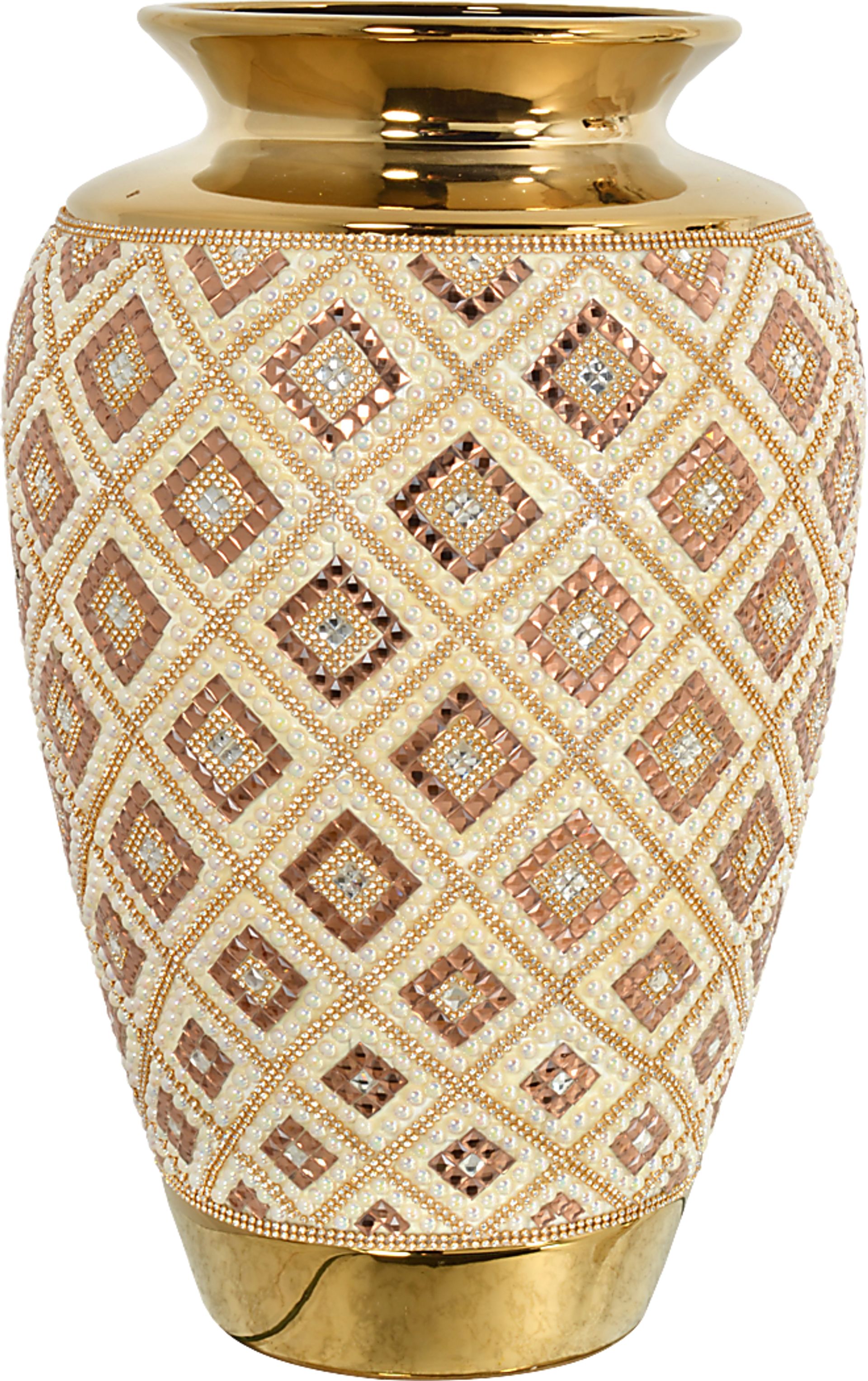 Rebin Gold Yellow Vase | Rooms to Go