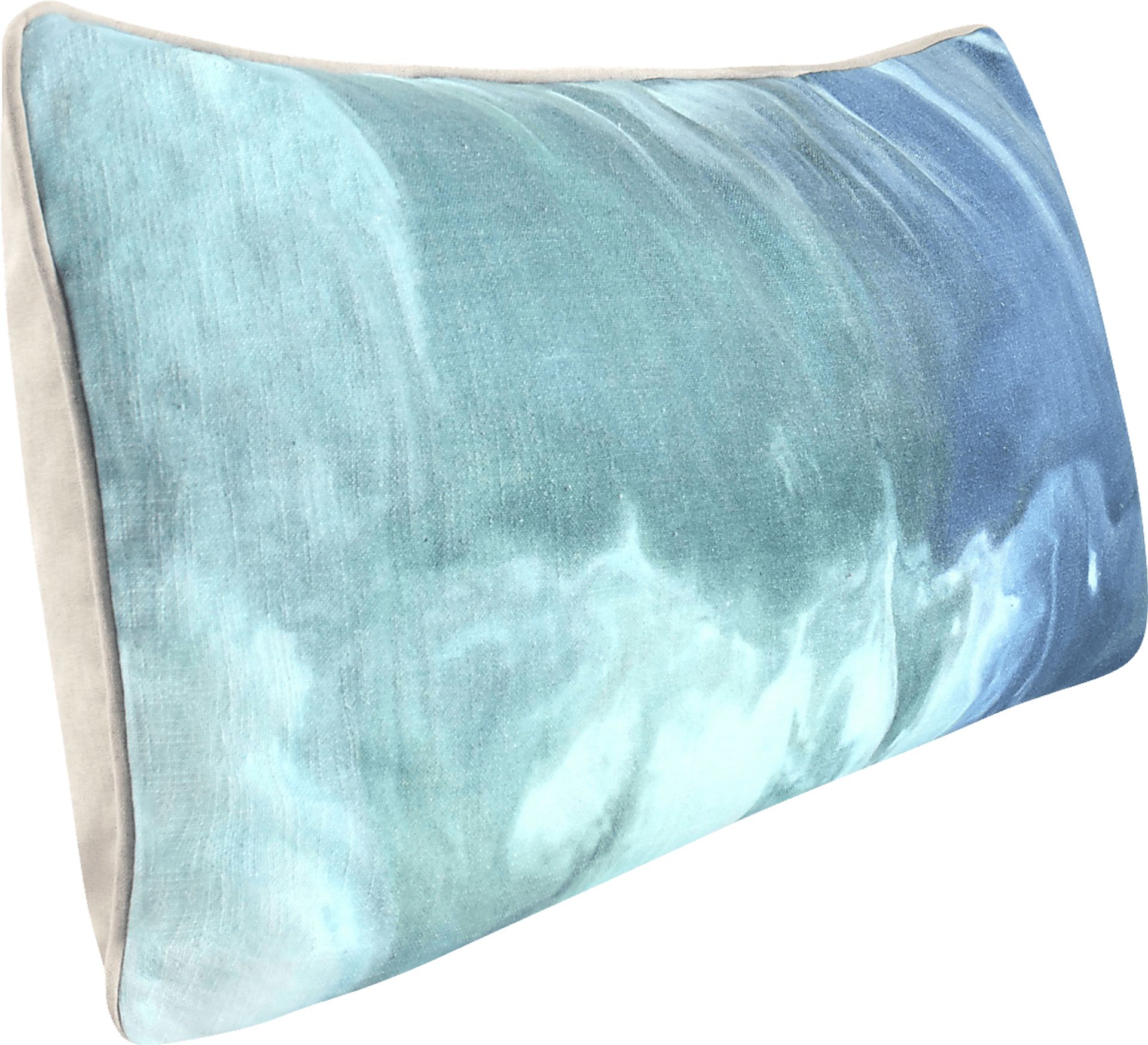 Recari Blue/Green Lumbar Pillow - Image 3