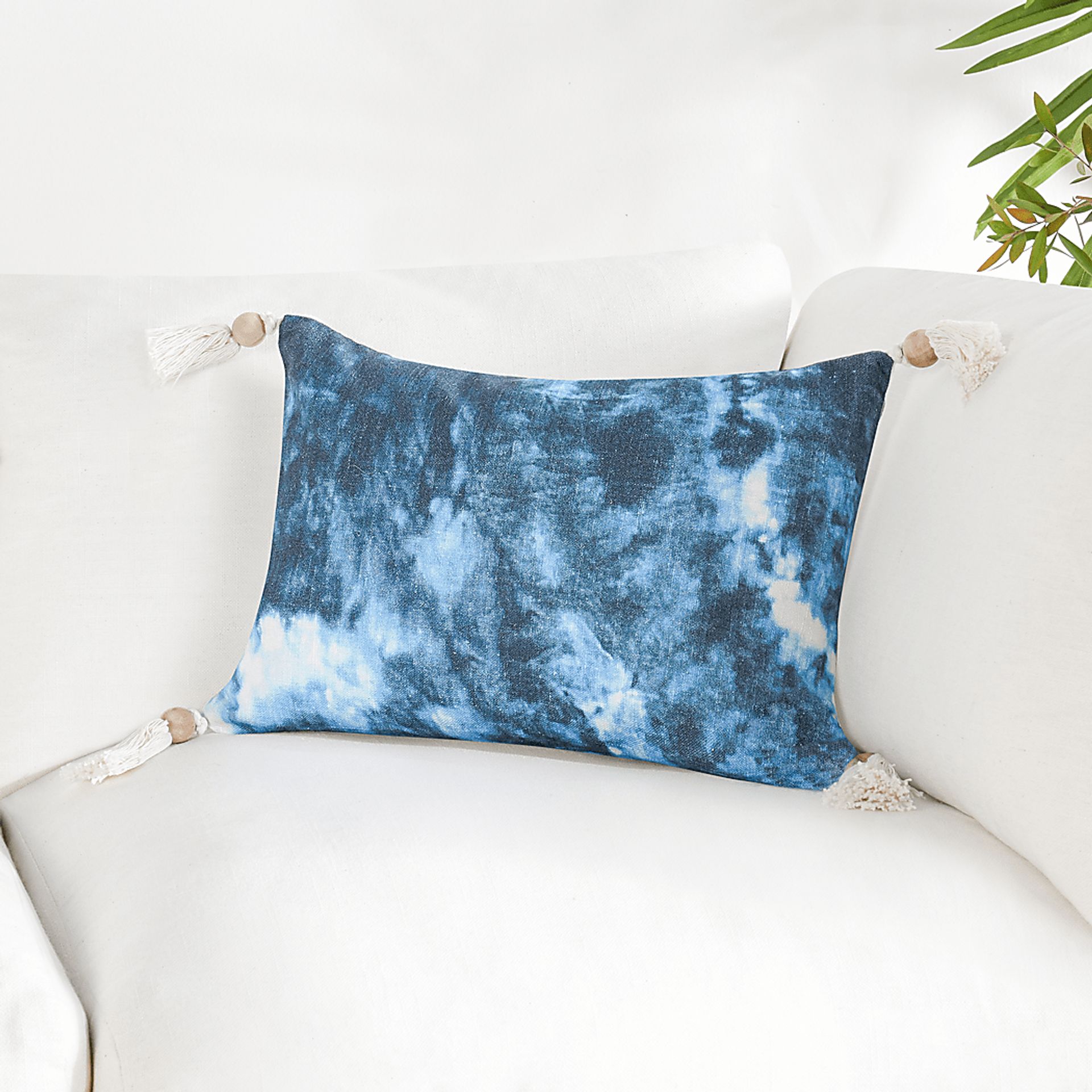 Recari Blue Lumbar Pillow - Image 2