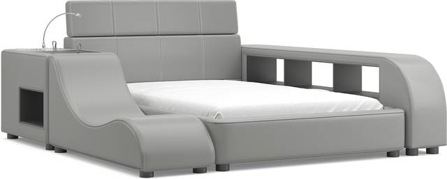 Kids reGen™ Recharged Gray 6 Pc Full Bed with Nightstand, Bookcase and Lounger - Thumbnail - Image 4