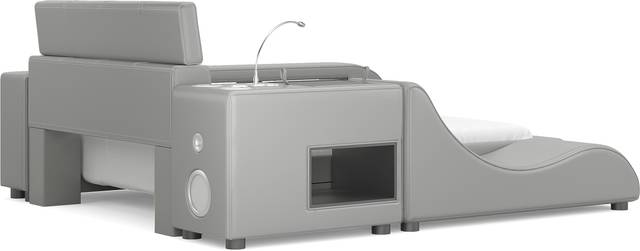 Kids reGen™ Recharged Gray 6 Pc Full Bed with Nightstand, Bookcase and Lounger - Thumbnail - Image 5
