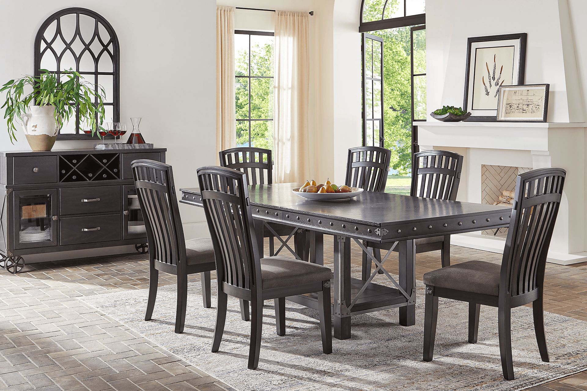 Red Hook Black 5 Pc Dining Room - Image 1