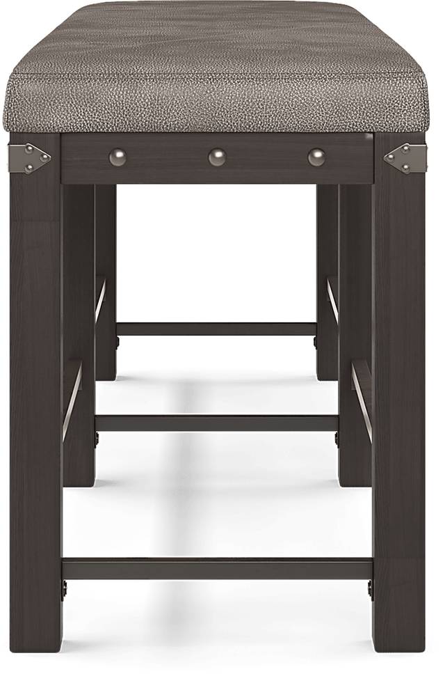 Red Hook Black Counter Height Bench - Thumbnail - Image 3