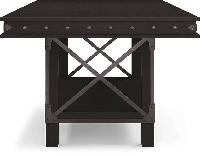 Red Hook Black Rectangle Dining Table - Thumbnail - Image 4