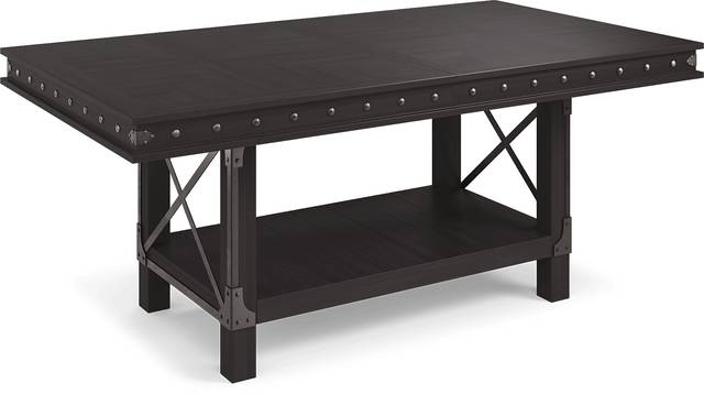 Red Hook Black Rectangle Dining Table - Thumbnail - Image 1