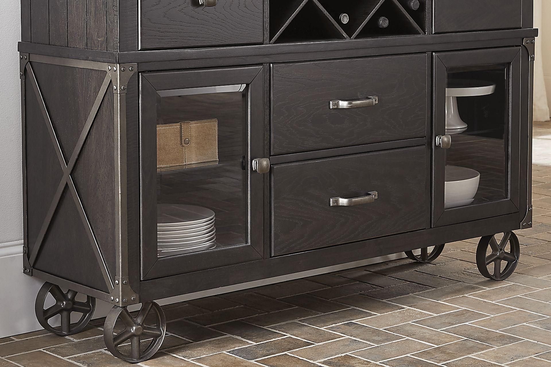 Red Hook Black 8 Pc Counter Height Dining Room - Image 5