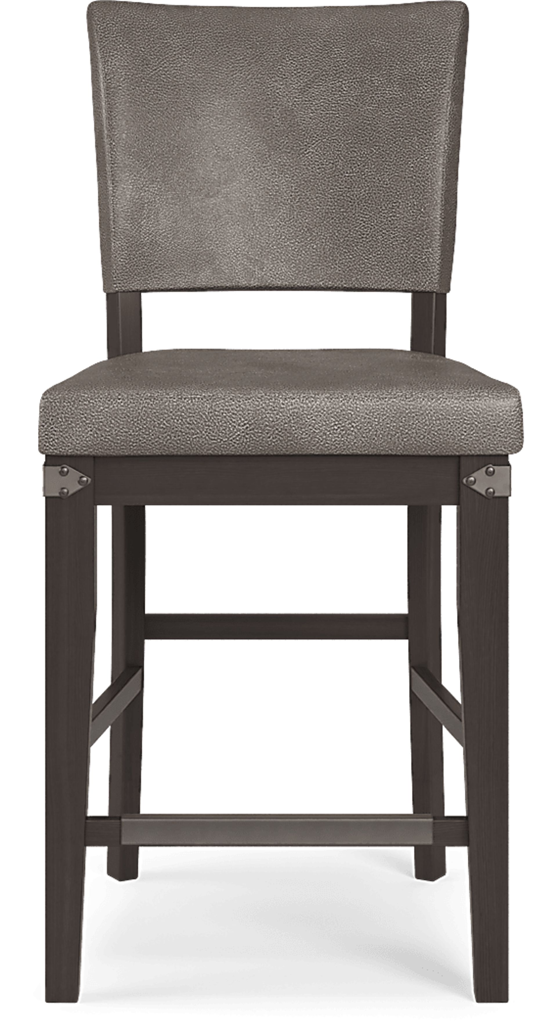 Red Hook Black Upholstered Counter Height Stool - Image 2