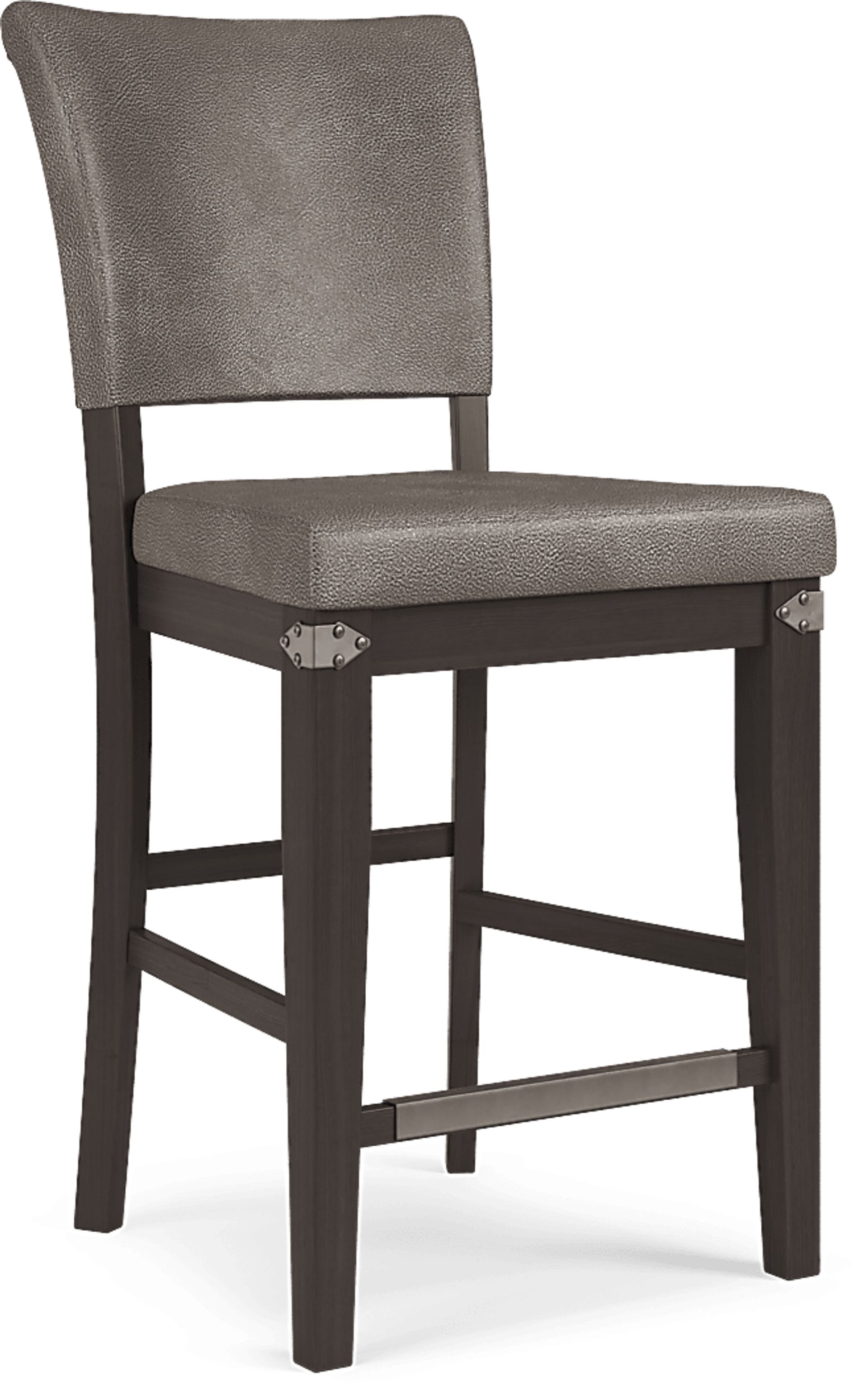 Red Hook Black Upholstered Counter Height Stool - Image 1