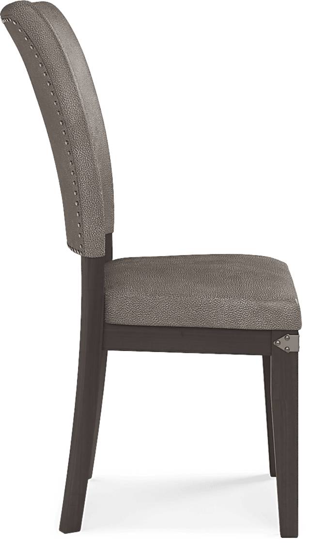 Red Hook Black Upholstered Side Chair - Thumbnail - Image 4