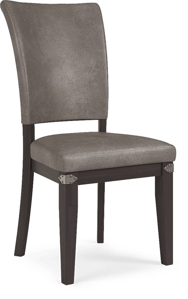 Red Hook Black Upholstered Side Chair - Thumbnail - Image 1
