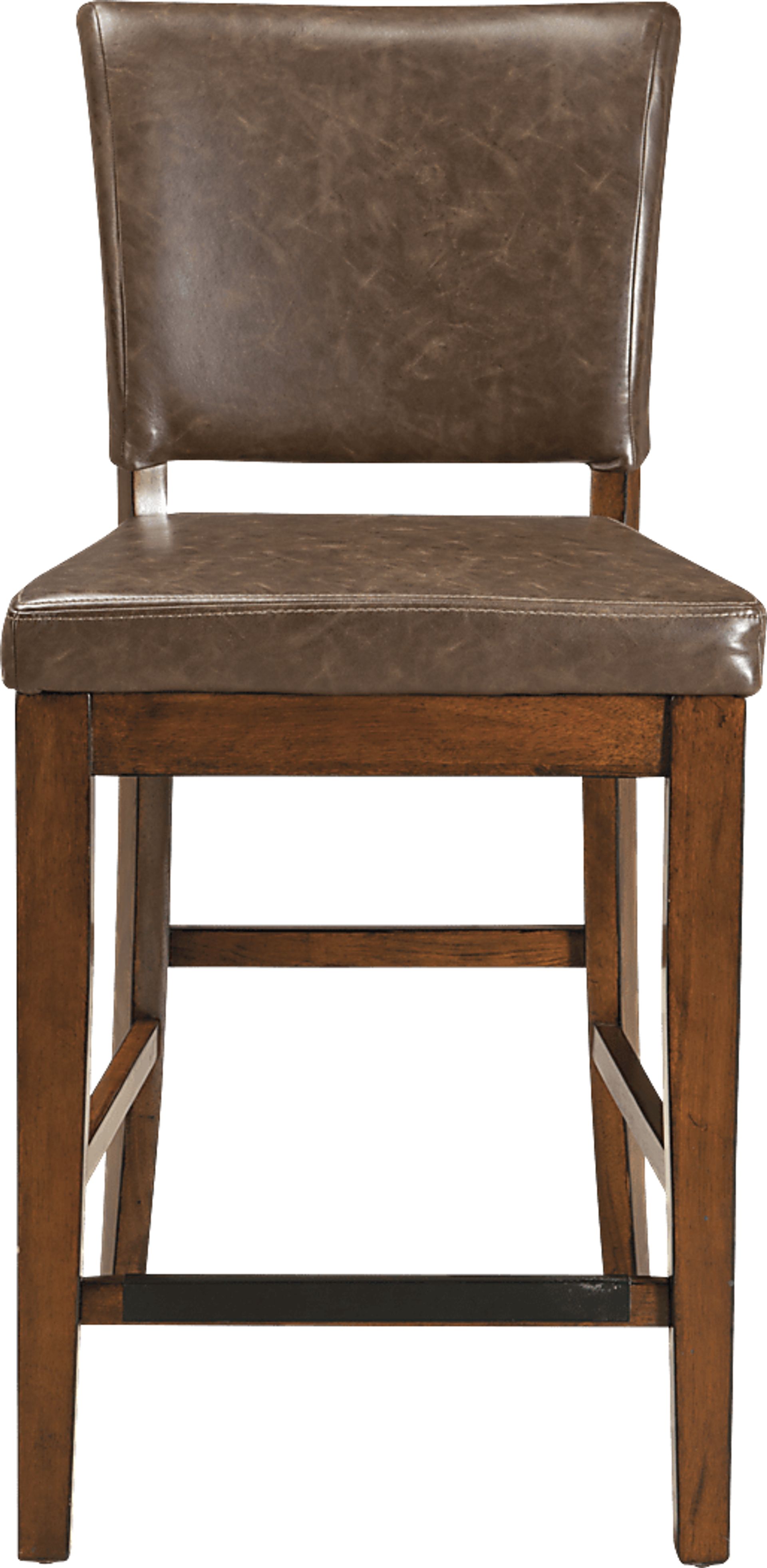 Red Hook Pecan Counter Height Stool - Image 2