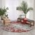 Red Sky Red 8' Round Rug