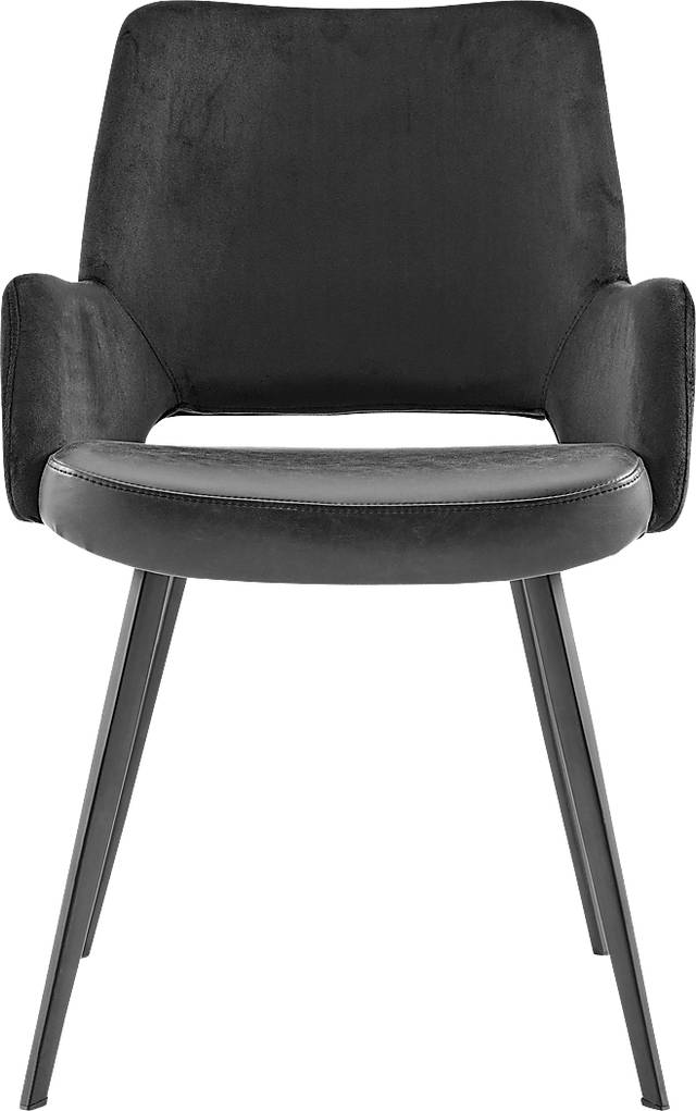 Reder Black Arm Chair - Thumbnail - Image 4