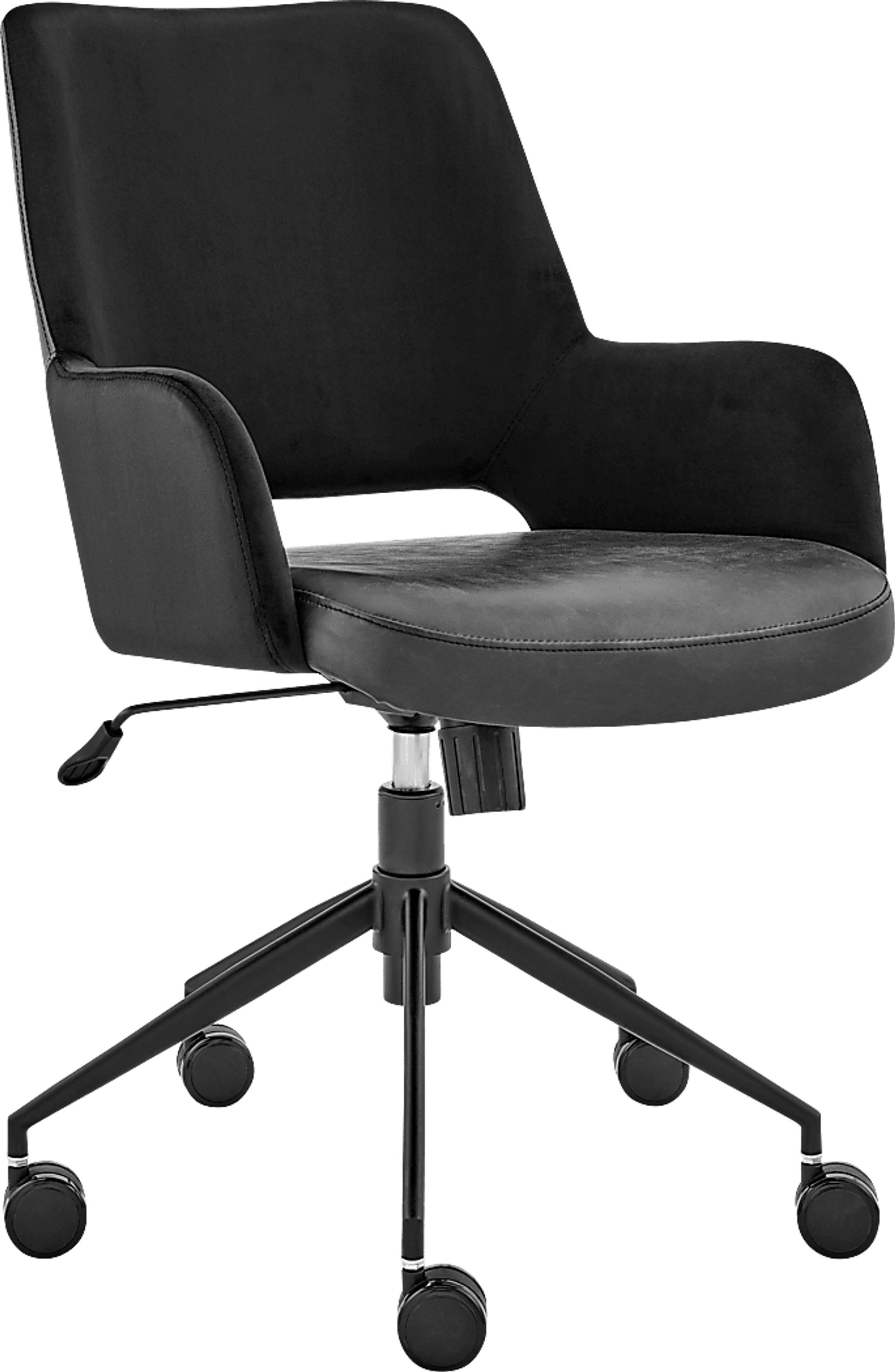 Reder Black Tilt Office Chair - Image 1
