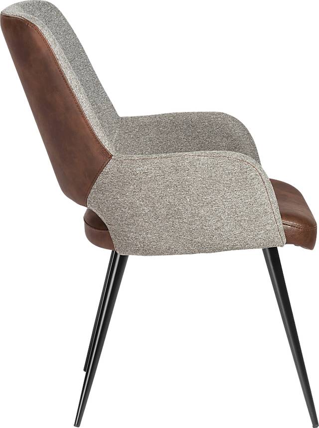 Reder Gray Arm Chair - Thumbnail - Image 3