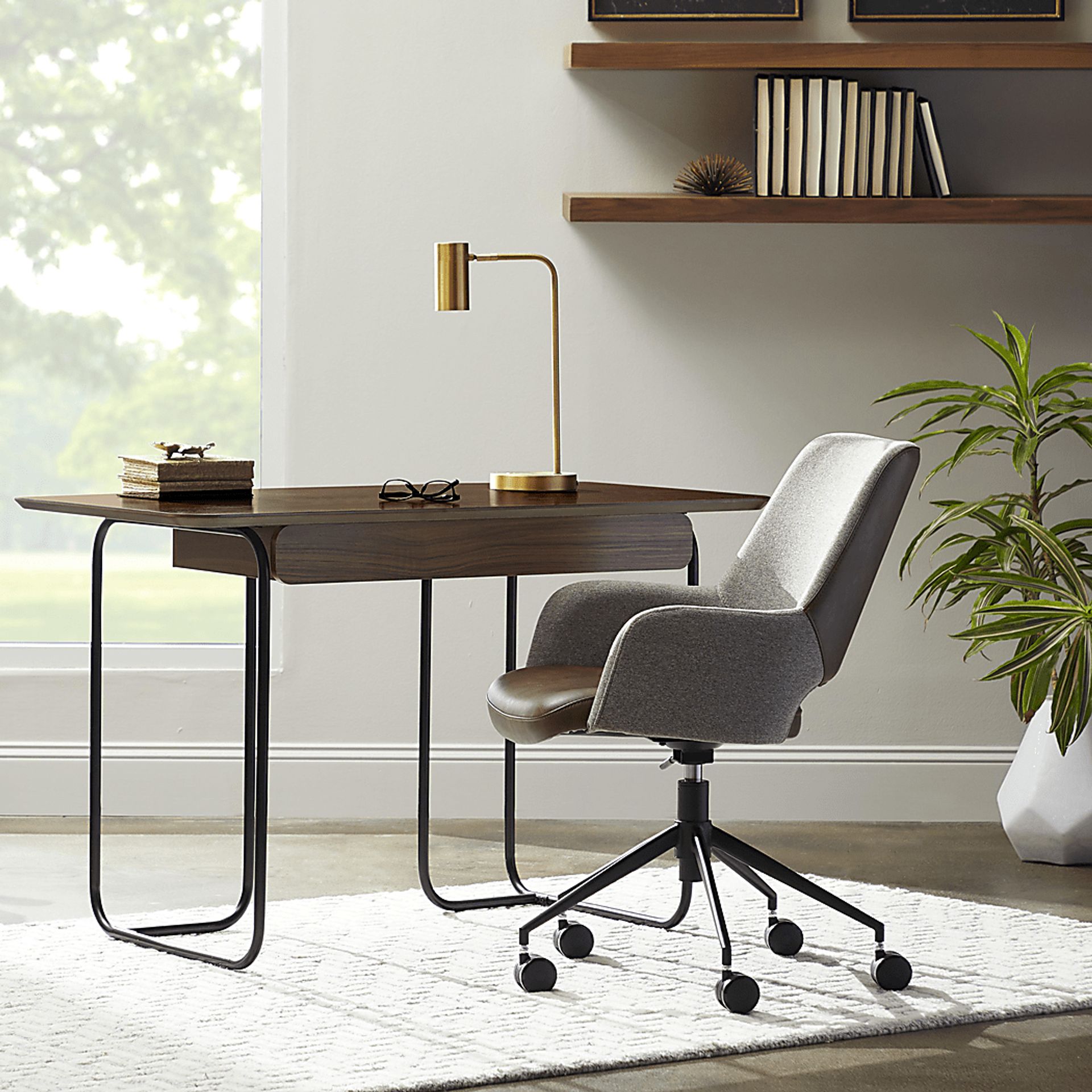 Reder Gray Tilt Office Chair - Image 2