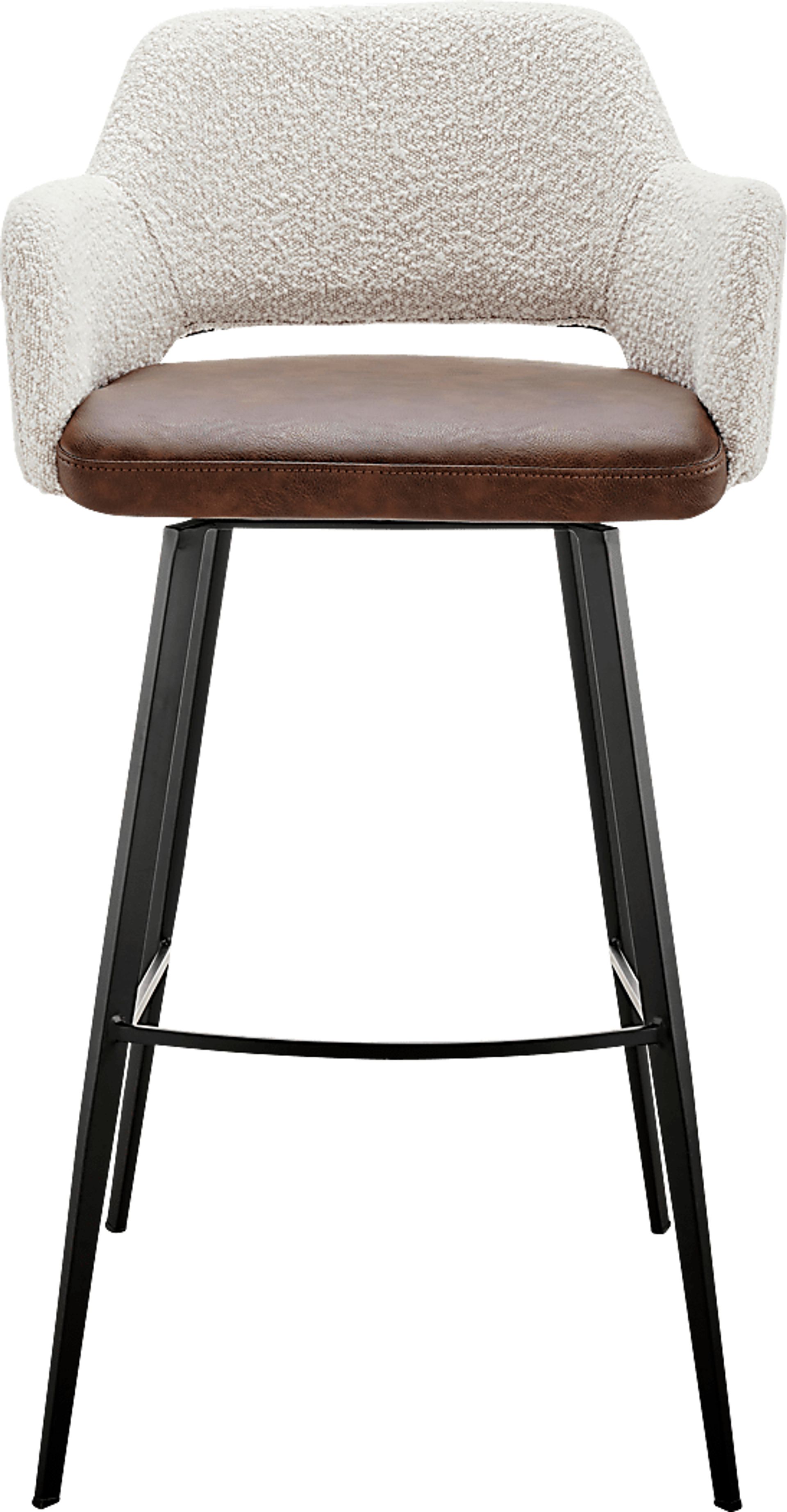 Reder Ivory Swivel Bar Stool - Image 5
