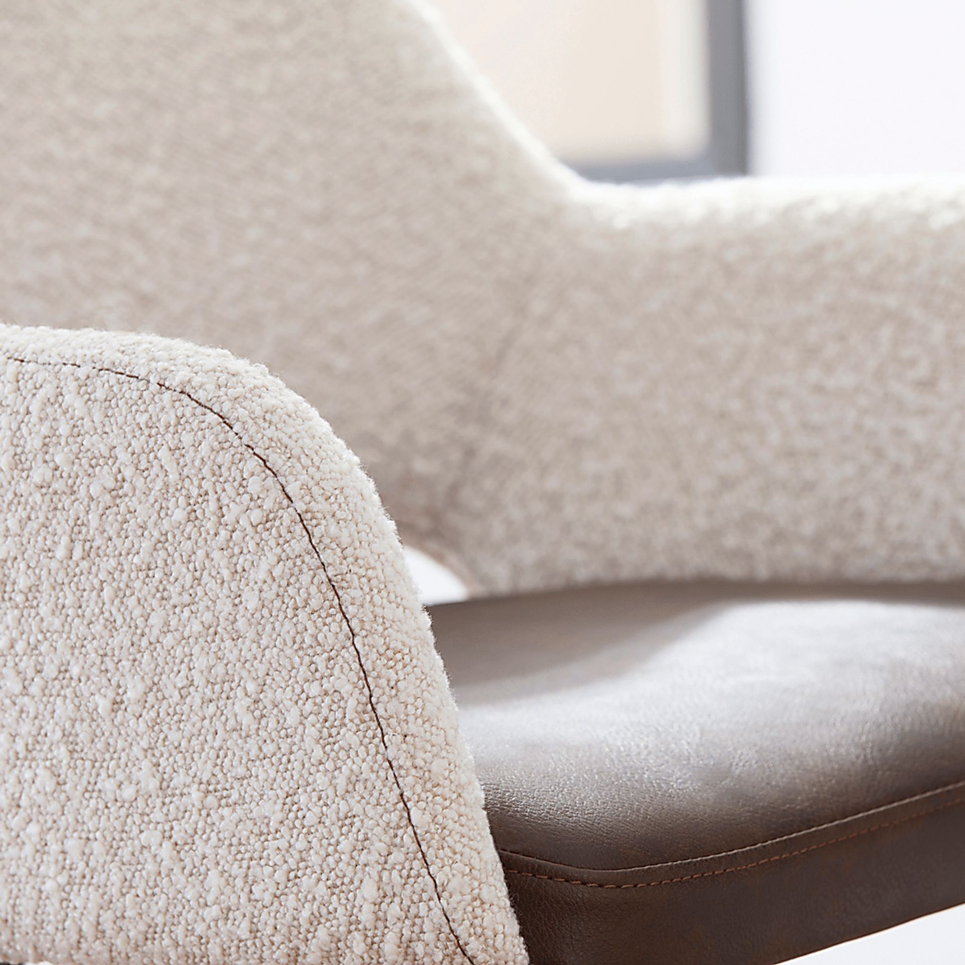 Reder Ivory Swivel Bar Stool - Image 8